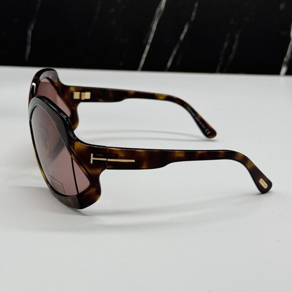 NEW TOM FORD CHEYENNE TF903 52E HAVANA WOMEN SUNGLASSES TOM FORD FT0903 52E main image 11